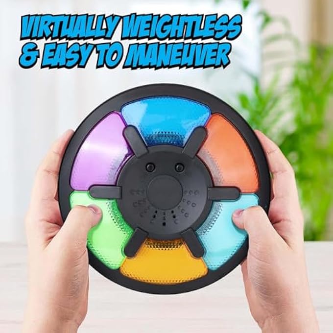 6-IN-1 ROUND MEMORY GAME MACHINE, HANDHELD ELECTRONIC MEMORY GAME WITH LIGHTS AND SOUNDS, PUZZLE CREATIVE INTERACTIVE GAME TOY MEMORY TRAINING, HOLIDAY GIFT - Image 5