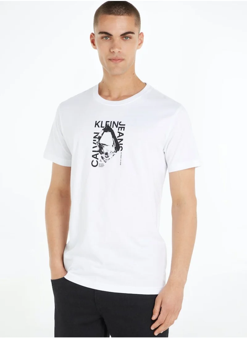 Calvin Klein Jeans Graphic Crew Neck T-Shirt