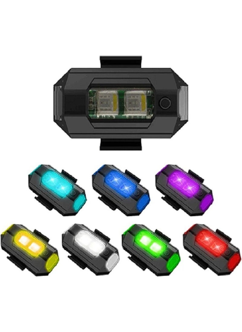 HLD Wireless Mini Lamp - 7 Different Colors LED - Car Motorcycle Bicycle 