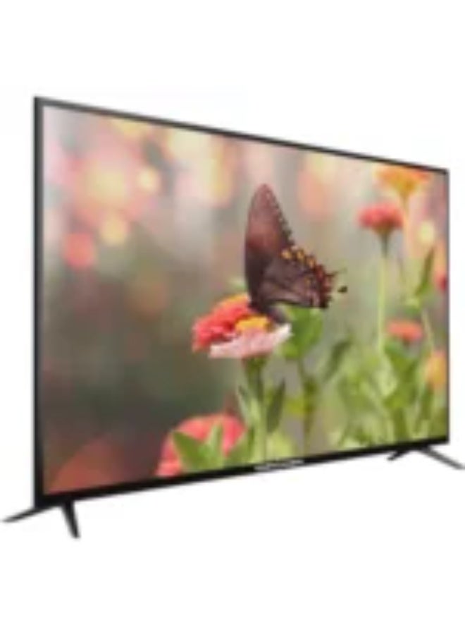 GRONEX TV Screen, 43 Inches, Smart, Voice Control, Built-in Receiver, Frameless, FHD, Black - Image 1