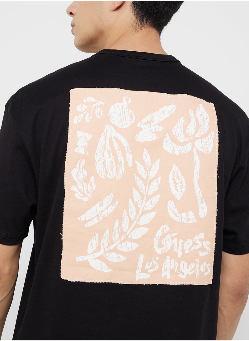 GUESS Back Print Crew Neck T-Shirt  - Image 3