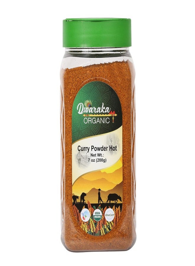 Dwaraka Organic - Curry Powder Hot, 7oz, Healthy, Organic, Non GMO, All Natural - Image 1