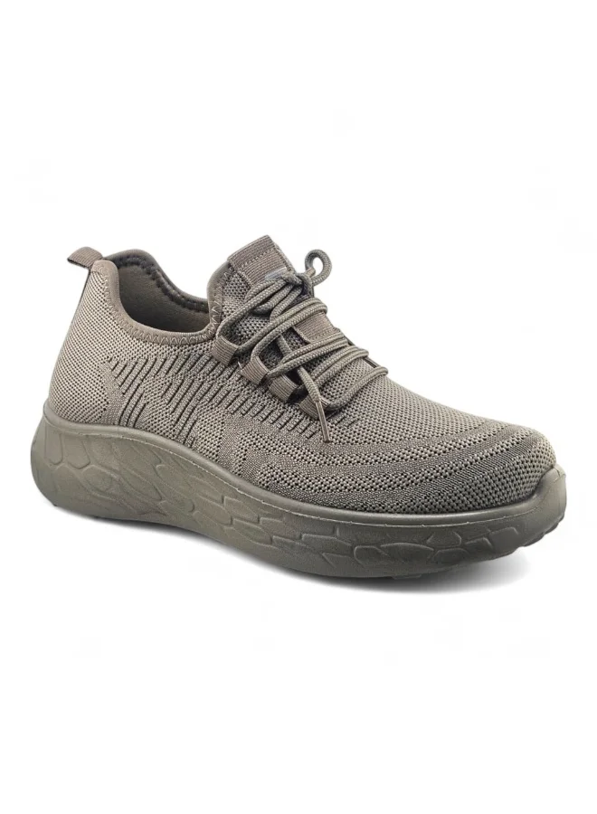 Stone Lightweight Knitted Sneakers