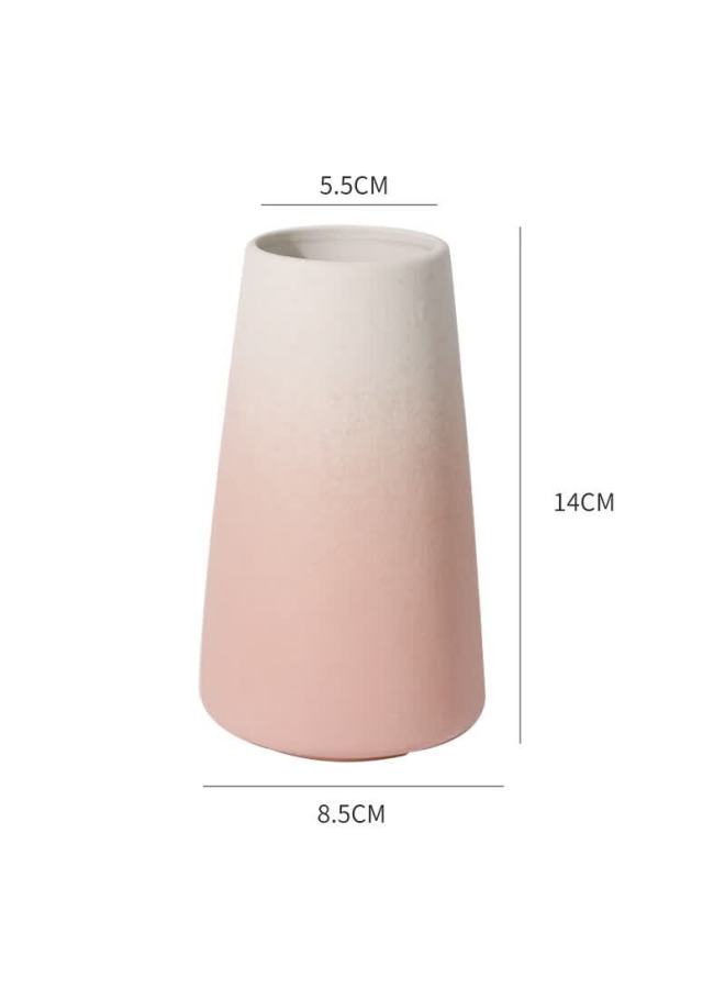 Jidukongjian Ceramic Vase Flower Arrangement Tool, Living Room Craft, Desktop Ornament, Coffee Table Decoration, Flower Arrangement Holder - Image 1