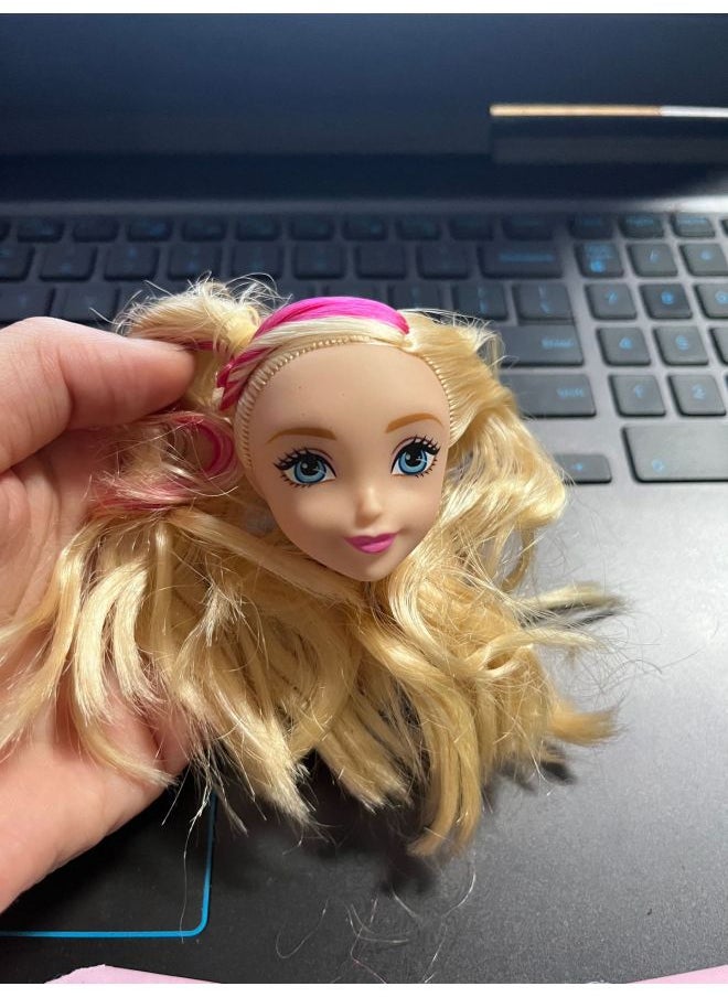Bulk Doll 6 Points Baby Head, Black Change Makeup Tail List-Color:3-Height:Genuine Barbie Head 