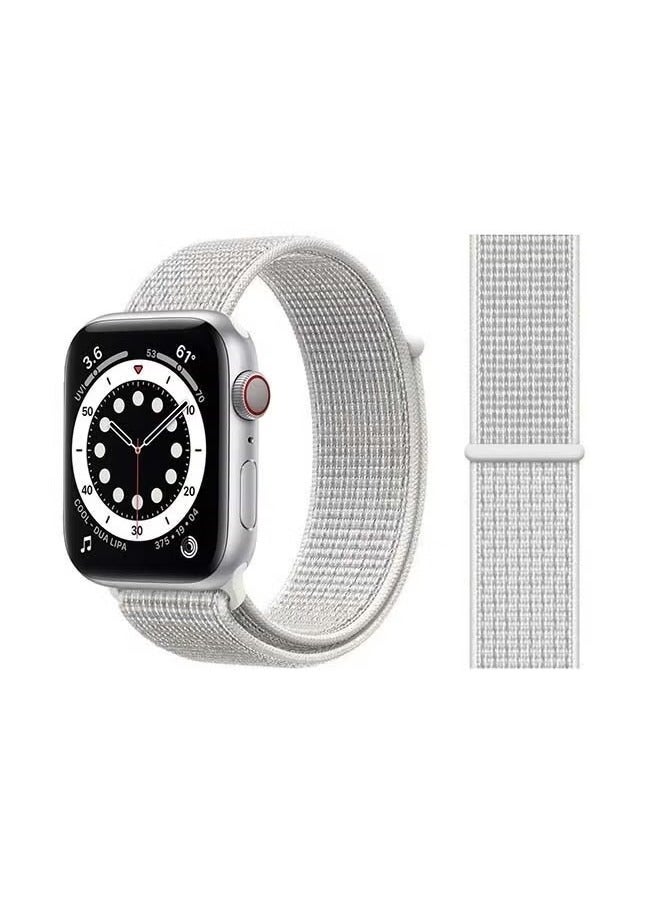 vesus Replacement Band For Apple Watch Series 6/SE/5/4/3/2/1 Black Reflective