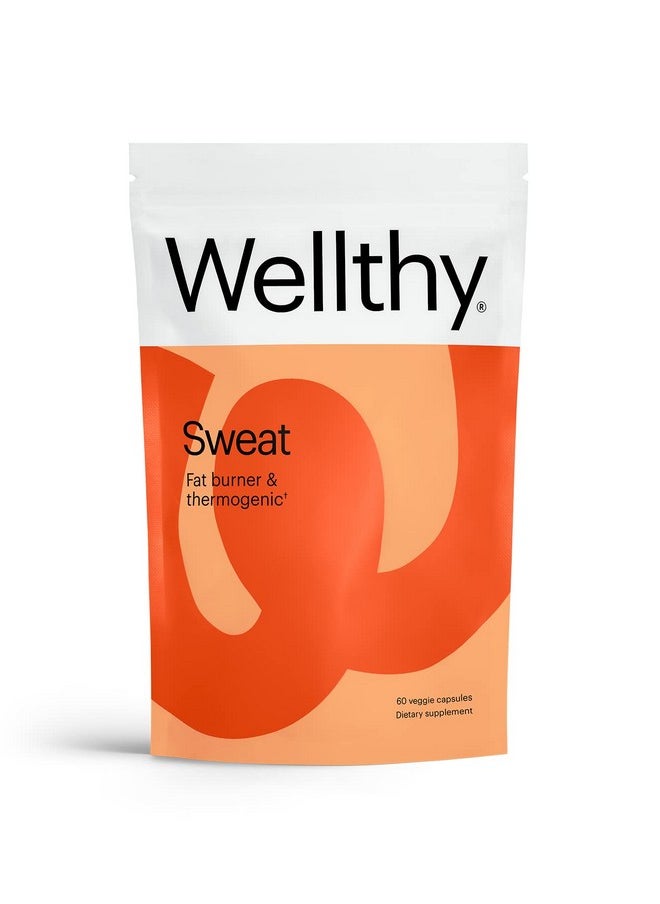 WELLTHY - Sweat Thermogenic Fat Burner Pills All Natural Metabolism Booster And Appetite Suppressant For Men And Women Increased Metabolism Supplement That Helps Promote Increased Weight Loss - Image 1