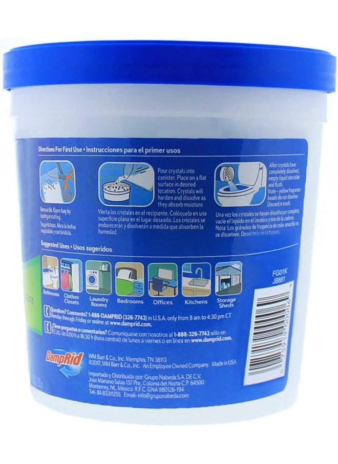 DampRid - DampRid Refillable Moisture Absorber, 10.5 oz. Cups, 4 Pack, Fragrance Free - Image 1