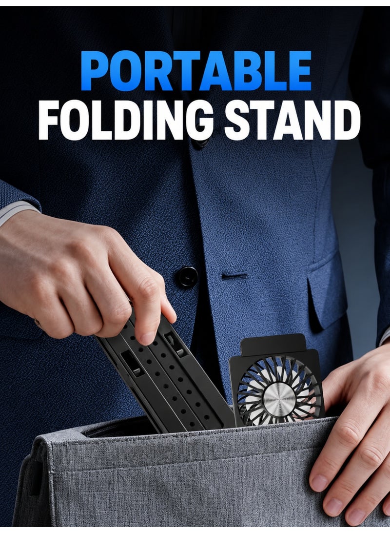 YXPRO Laptop Cooling Pad, Foldable Portable Gaming Notebook Cooler Stand with 4 Quiet Fans, 10-Level Adjustable Height, RGB Light and Stable Support for 15.6–21 Inch Laptops, Tablets & Drawing Boards - Image 5