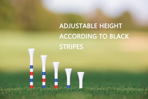 Zivisk Bamboo Golf Tees, 3 1/4 inch Long Tees Golf 100 Count, Strong Sustainable Biodegradable - Image 3