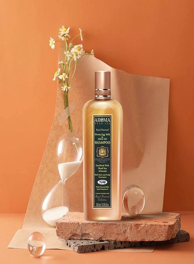 AROMA DEAD SEA Honey & Egg yolk & Olive Oil Shampoo. Saloon Grade, For Straightened Hair, Restores Natural Hair Balance For healty And Shiny Hair. 16.9 fl.oz - Image 5