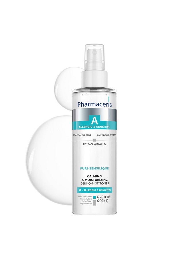 Pharmaceris Pharmaceris PURI-SENSILIQUE Calming & Moisturizing Dermo-Mist Toner, Hydrating & Hypoallergenic Facial Toner, Hydrates & Soothes Allergic and Sensitive Skin, pH neutral, Removes Impurities, 6.76 fl oz  - Image 1
