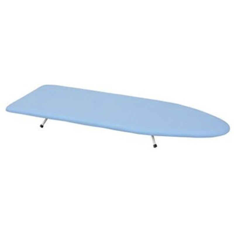 Household Essentials 1201010 Collapsible Space Saving Tabletop Ironing Board with Folding Legs  Blue 12 X 31
