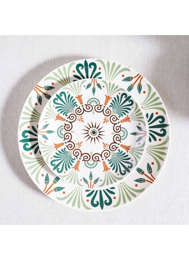 DANUBE HOME - Youthful Bite 16 Piece New Bone China Dinner Set Elegant Dinnerware for 4 Includes Plates Bowls Mugs & side Plates Perfect for Formal Dining Home Entertaining & Gifting Serves 4 - Image 1