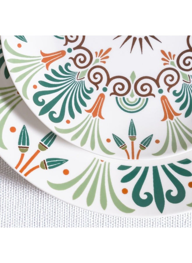 DANUBE HOME - Youthful Bite 16 Piece New Bone China Dinner Set Elegant Dinnerware for 4 Includes Plates Bowls Mugs & side Plates Perfect for Formal Dining Home Entertaining & Gifting Serves 4 - Image 1