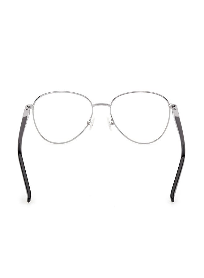 Unisex Round Eyeglass Frames Shiny Light Ruthenium GUESS GU303700551 51 mm