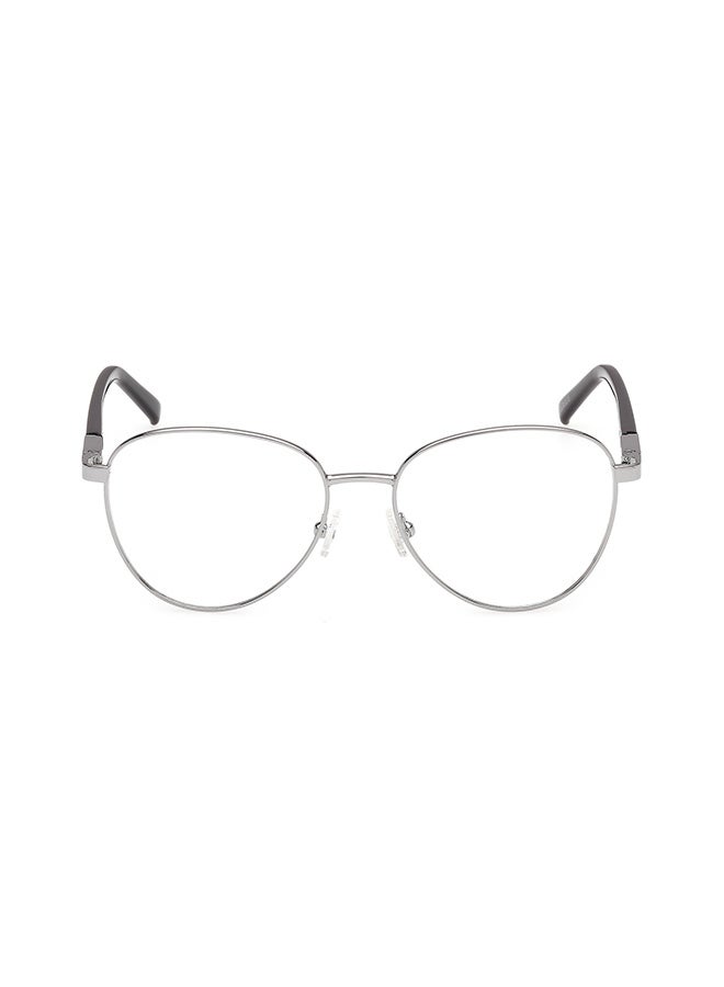 Unisex Round Eyeglass Frames Shiny Light Ruthenium GUESS GU303700551 51 mm