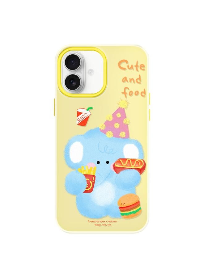 S-TOP Case For iPhone 16 Plus Skin Feeling Jelly TPU Hybrid PC Phone Case - Image 1
