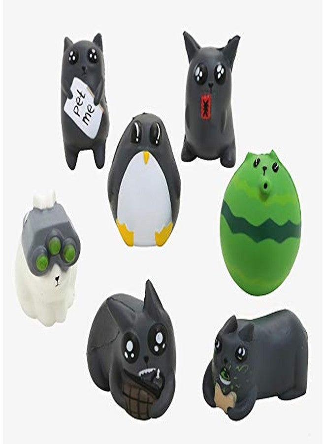 Exploding Kittens - SquishMe Slow Rise Foam Figure with Exclusive Unfair Advantage Card for The Game, Multi - Image 2