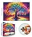 Blueforest Neon Life Tree 1000 Piece Puzzles for Adults Hard Challenge Art Jigsaw Puzzle for Gifts Xmas Birthday Party Games Family 275x197 inch Dust Free Puzzle - Image 4