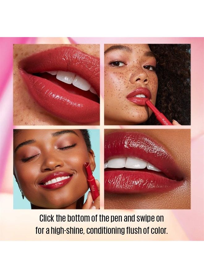 KAJA Lip Gloss - Heart Melter | High-shine, Glossy Finish, Peppy Pink Nude, Moisturize, 05 Hunny Bun, 0.04 Oz - Image 4