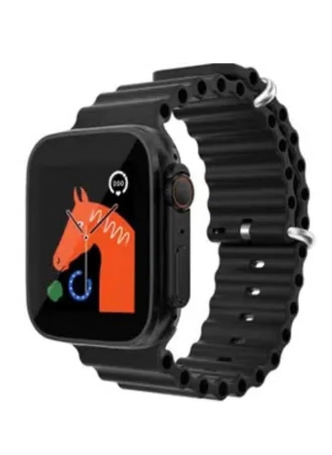 Generic - Bluetooth Full Touch Call Smartwatch T500 ULTRA  With Replaceable Strap - Image 1