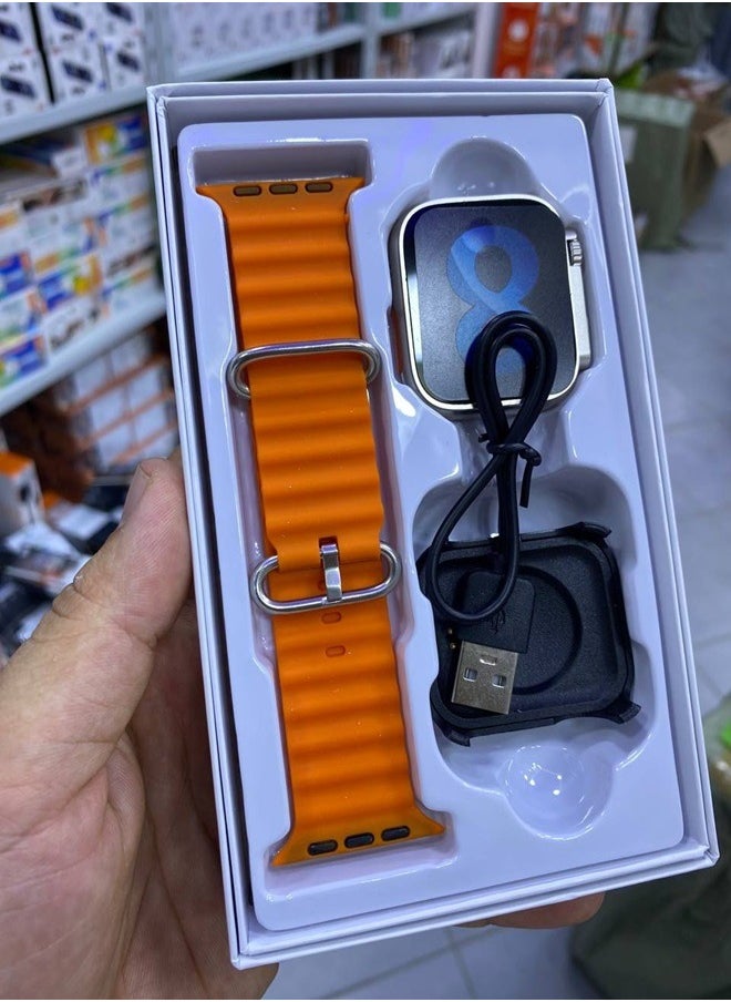 Generic - Bluetooth Full Touch Call Smartwatch T500 ULTRA  With Replaceable Strap - Image 1