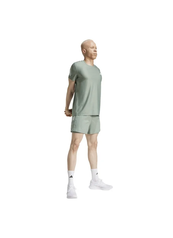 Adidas adidas OTR B S 2in1 M Green Running SHORTS for Men - XS