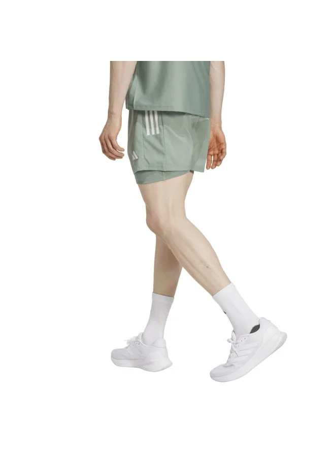 adidas Originals adidas OTR B S 2in1 M Green Running SHORTS for Men - XS
