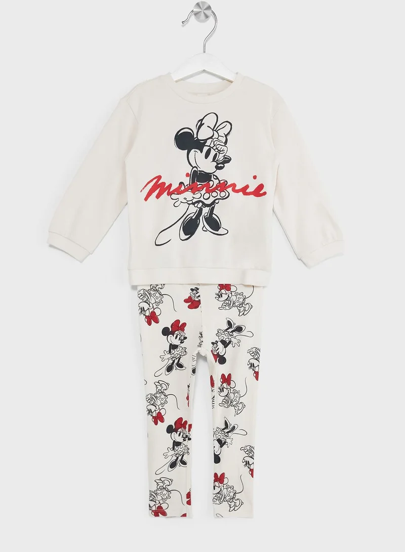 H&M Infant Minnie Sweatshirt & Leggings Set