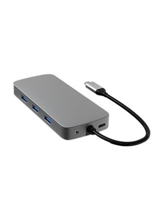 10 in 1 USB TypeC HUB Two USB Port 2.0 USB 3.0 Space Grey - pzsku/Z938DFBA9CA7C6708842FZ/45/_/1667311953/bca229b8-1f85-47fa-94e1-80ee1a385ed8