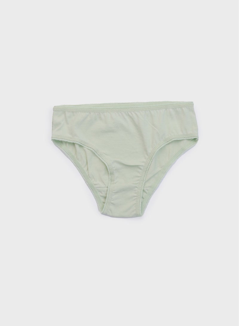 nuego Kids Girls Breathable Brief Pack of 3 Made of Pure Cotton Fabric - Image 3