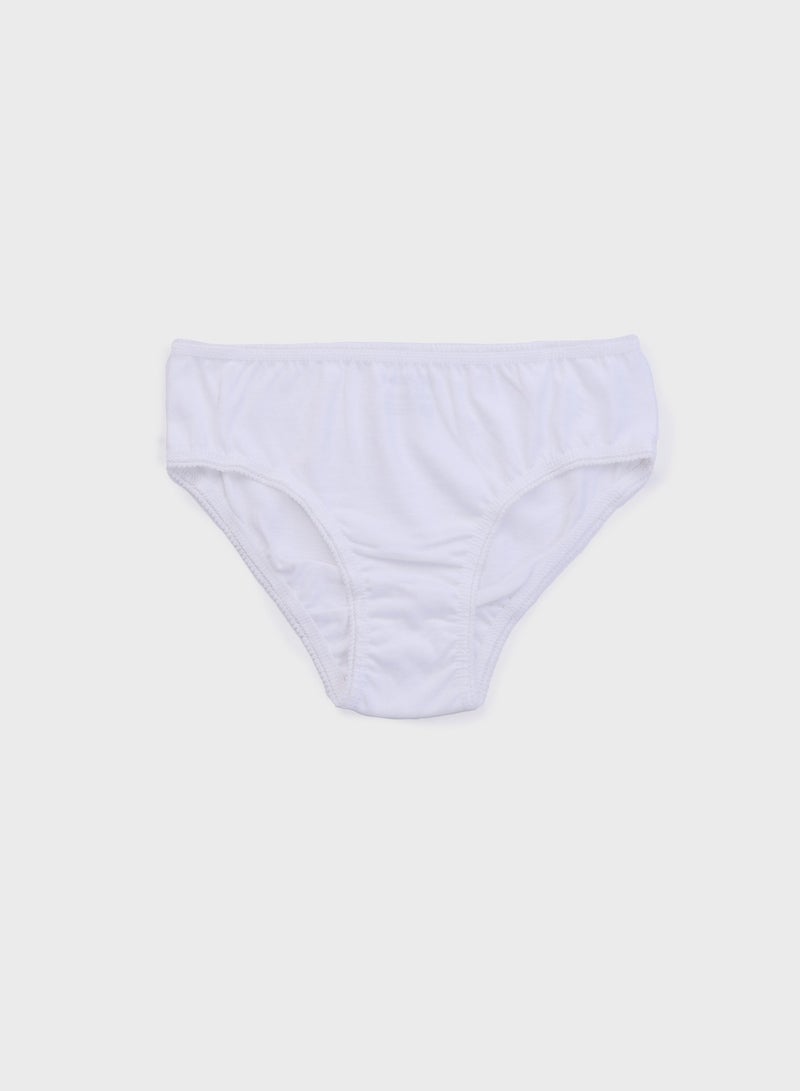 nuego Kids Girls Breathable Brief Pack of 3 Made of Pure Cotton Fabric - Image 2