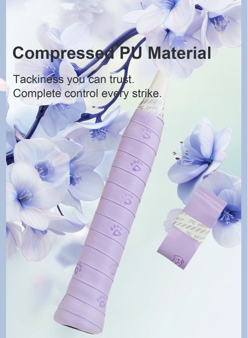 روعة 10 قطع من قبضة المضرب الناعمة، قبضة تنس الريشة، قبضة تنس، شريط مقبض مضرب مضاد للانزلاق، شريط مقبض، أغطية قبضة للتنس، بيكلبول، قبضة تنس الريشة، قبضة ماصة للعرق - Image 4