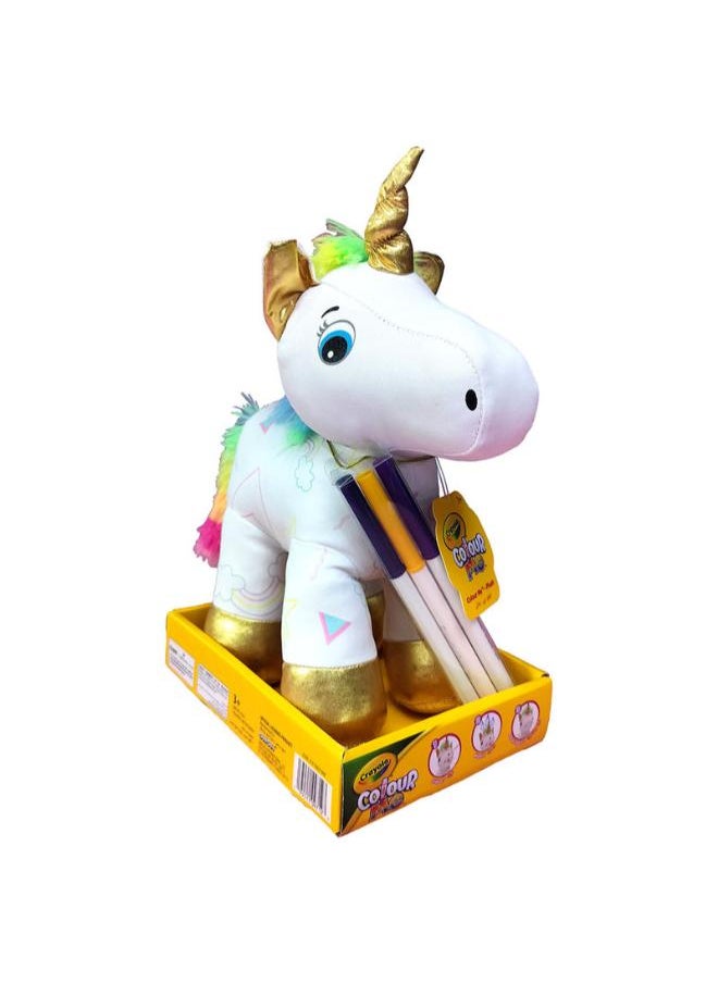 Crayola - Crayola Colour Me Plush Unicorn - Image 1