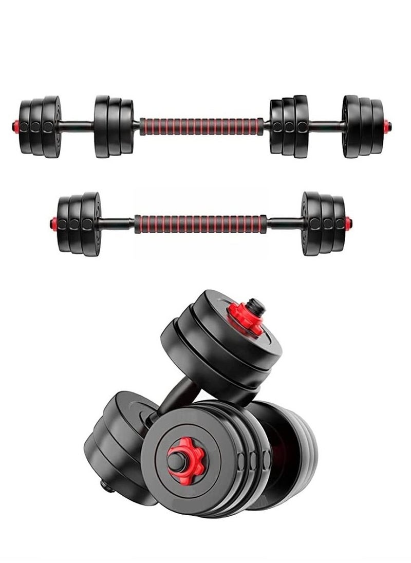 Toshionics - Adjustable Weightlifting Dumbbells Set with Non-Slip Rod and Barbells for Home Gym Exercise - Image 1