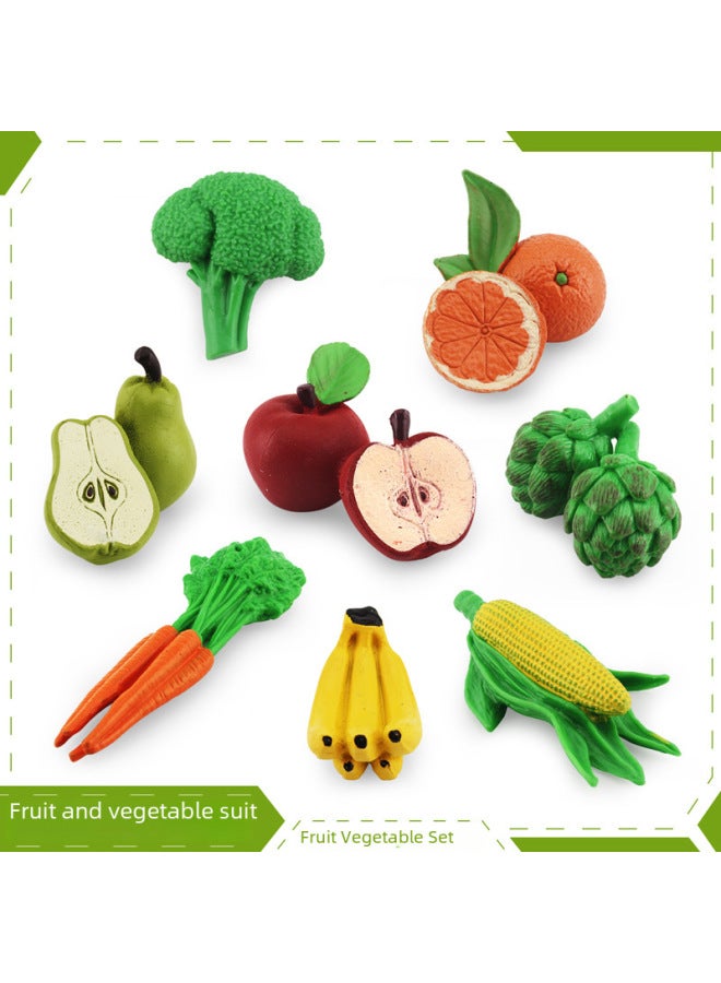 Simulation Fruit And Vegetable Suit For Apple Pear Orange Banana Carrot Corn Broccoli Artichoke Desktop Toy-Specifications:BL-1209 Vegetables 53g  - Image 2