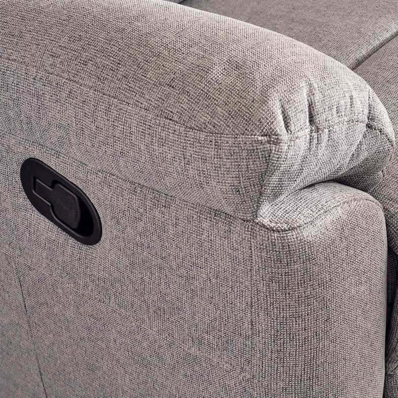 Pan Home JOVO 3 SEATER RECLINER - GREY - Image 4