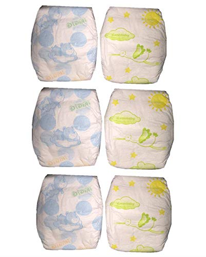 TATU Reborn Baby Dolls Diapers 22 inch Newborn Reusable 6-Piece Pack Fit 18-22in , Alive - Image 4