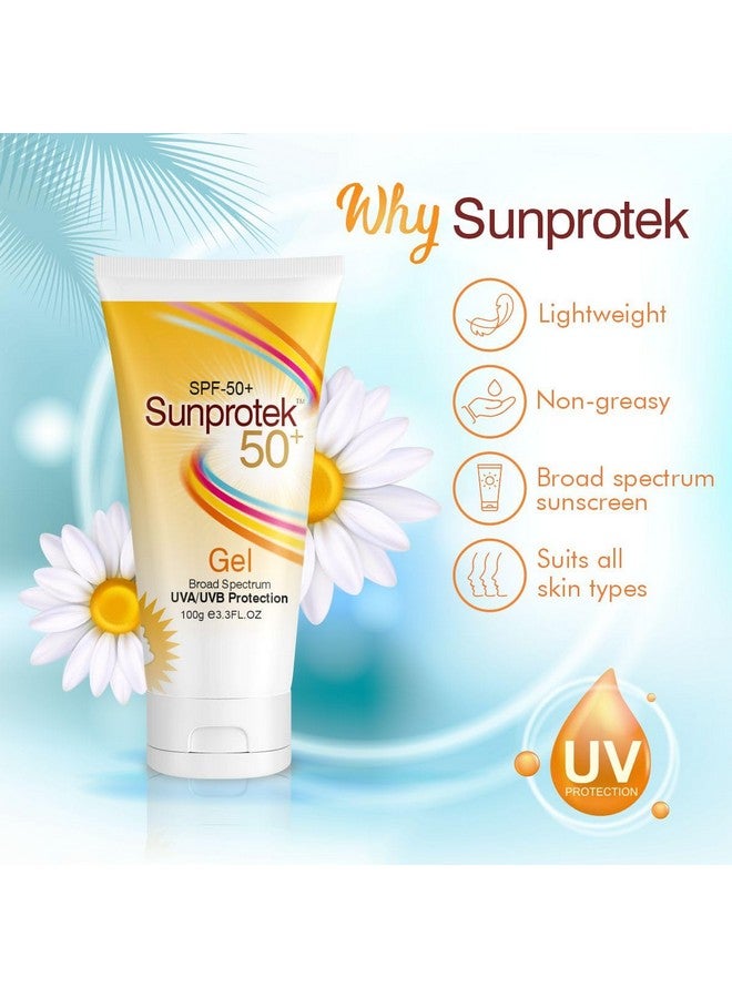 Salve Sunprotek Matte Look Sunscreen Spf50 Pa+++ For Oily Or Acne Prone Skin, Paraben & Sulphate Free For Women And Men - 100Gm - Image 3