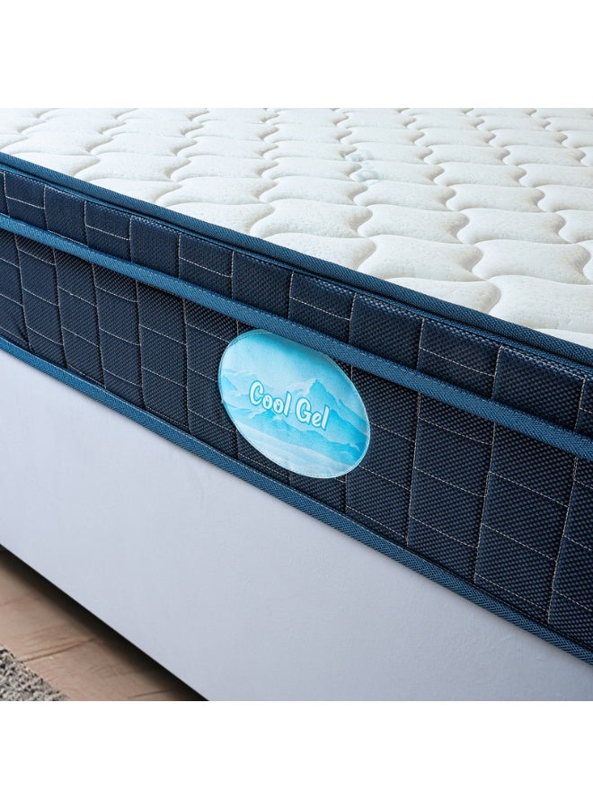 Bed and Mattress Zone Cool Gel Euro Top Bonnell Spring Mattress 200x150x26cm Queen Size - Image 2