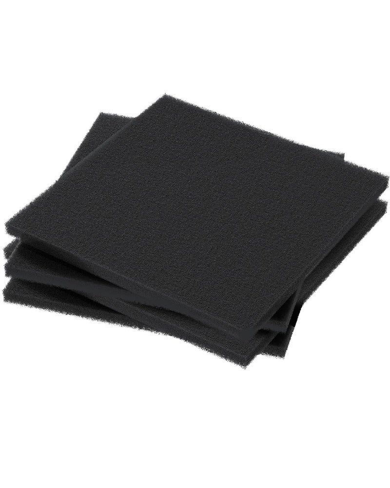 Pawfly 4 Pack Aquarium Bio Sponge Filter Media Pad, Filter Foam Sponge Pads Cut-to-Size Foam for Fish Tank Filters Sumps Ponds Hydroponics, 6.3" x 5.5" x 0.78" - Image 1