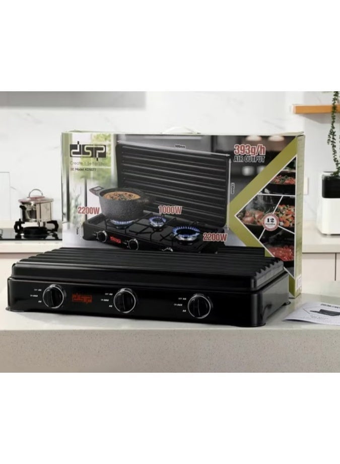 DSP KD 5077 Gas Cooker with 3 Burners - Image 3