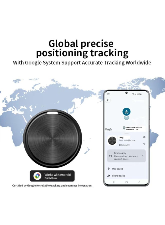 جهاز تعقب العناصر ثنائي النظام - يعمل مع Android وApple، والتتبع الدقيق في الوقت الفعلي، وبنية ABS - Image 2