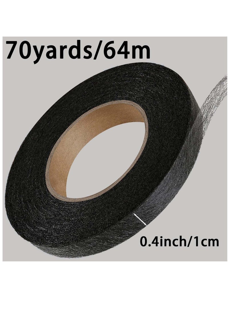 NIBEMINENT Iron-On Fabric Tape Heavy Duty Fusible Adhesive Hemming Strip to Repair Curtains, Clothes, Pants, Pillow Case, Uniform - No Sewing - Image 2