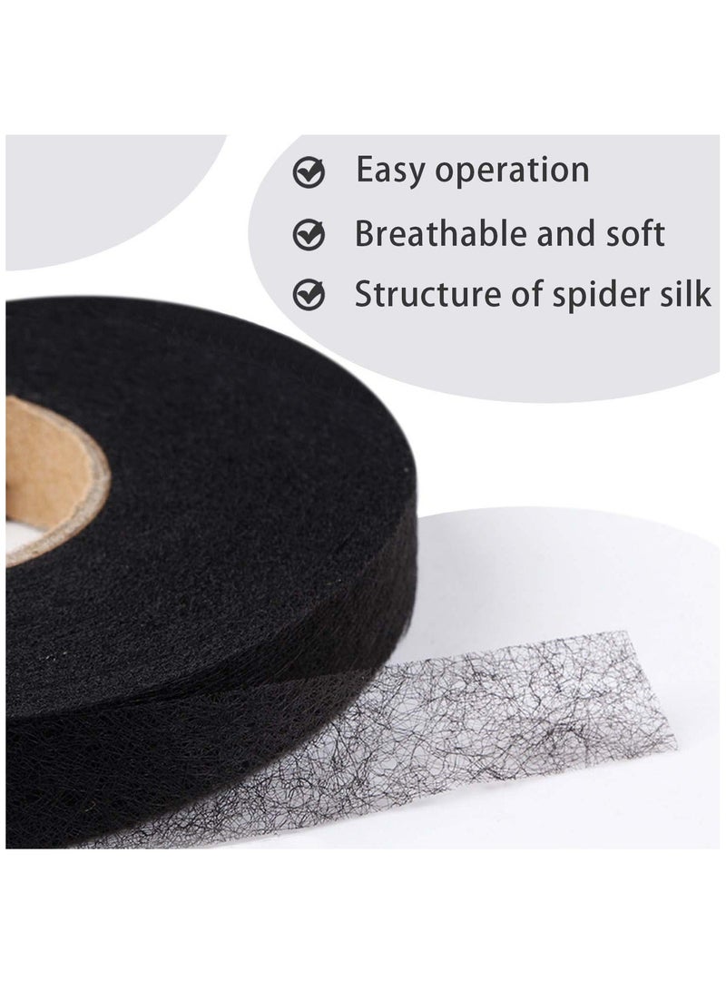 NIBEMINENT Iron-On Fabric Tape Heavy Duty Fusible Adhesive Hemming Strip to Repair Curtains, Clothes, Pants, Pillow Case, Uniform - No Sewing - Image 3
