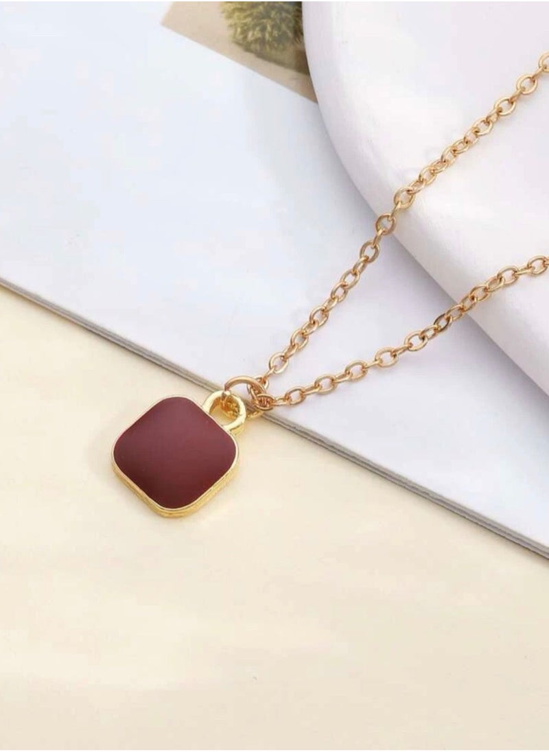sixtyfour Trendy Gold Plated Necklace For Women  - Image 2