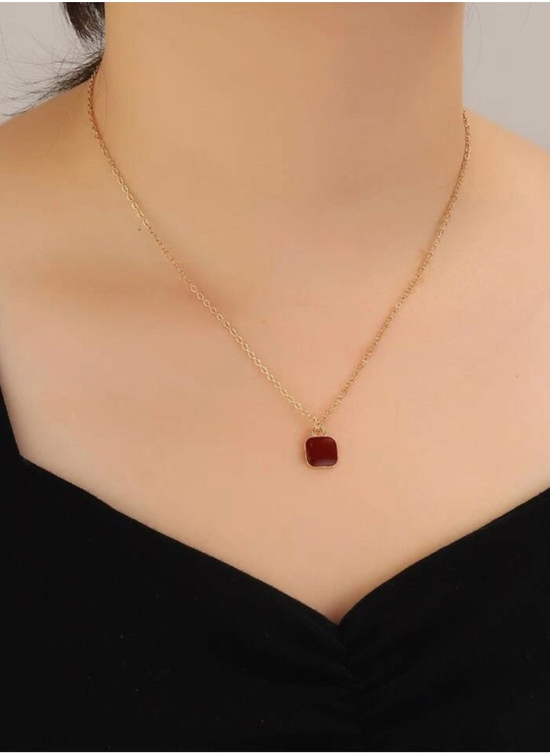 sixtyfour Trendy Gold Plated Necklace For Women  - Image 1