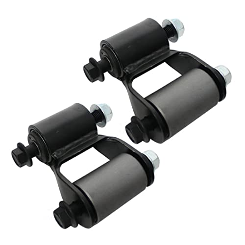 BST BSSP Pair Set 2 PCS Rear Leaf Spring Shackle Kit Rearward LR RR Compatible with 94-01 Jeep Cherokee Wagoneer 722-024 722024 - Image 1