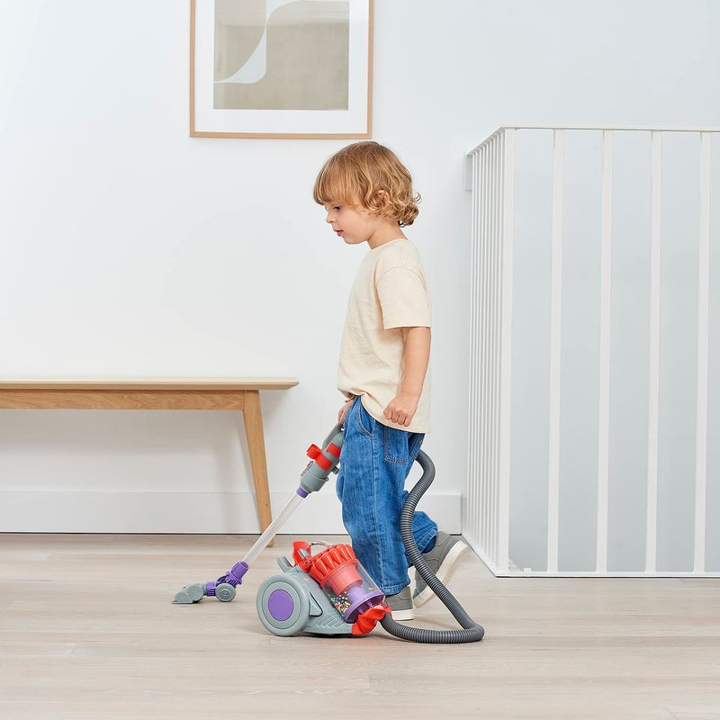 Casdon Dyson DC22 Vacuum Cleaner | Toy Dyson DC22 Vacuum Cleaner For Children Aged 3+ | Features Working Suction, Just Like The Real Thing,Grey/Purple/Red - Image 2